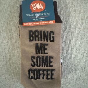 Brown Patterned Socks